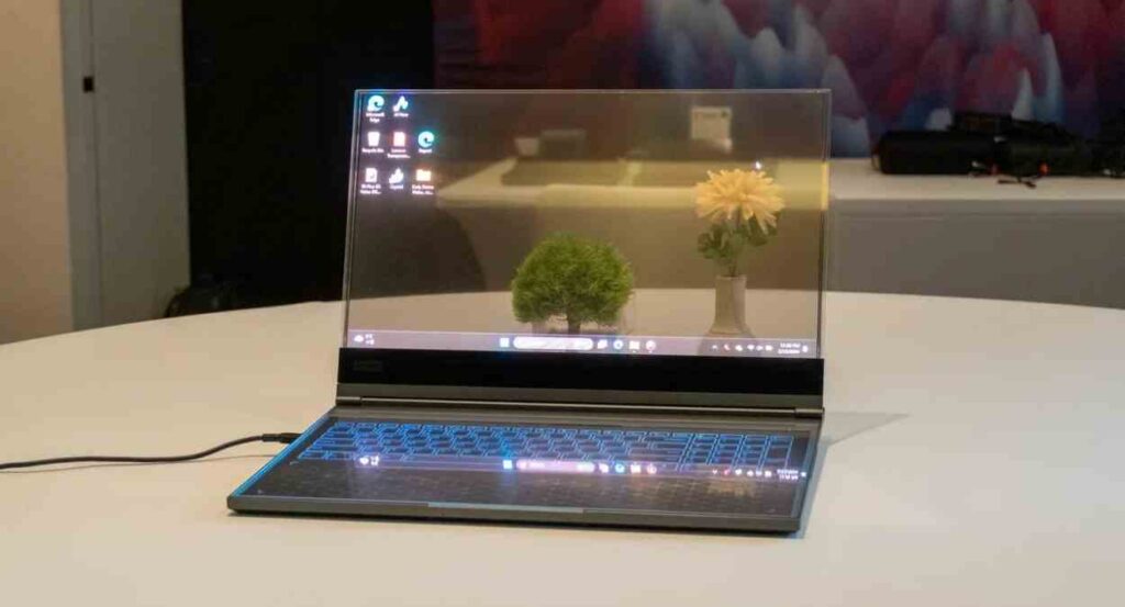 futuristic laptop